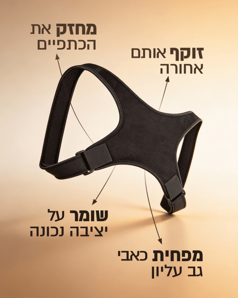 מיישר כתפיים מחזק את הכתפיים